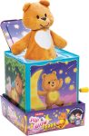 Schylling-Teddy Bear Pop N Glow Jack in The Box-18+mo-TPGJB. Small