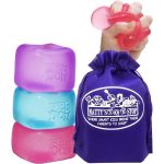 Nice Cube Translucent NeeDoh - 3 Pack (Purple/Pink/Blue)